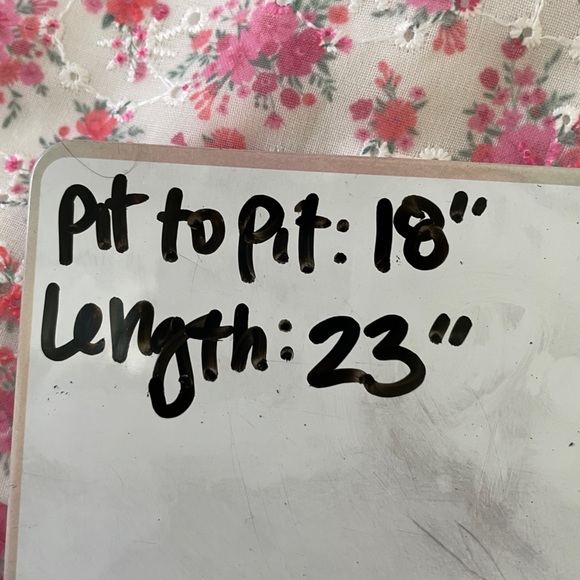 ALTAR’D STATE XL Balloon Sleeve Seersucker Floral Eyelet White Pink Blouse - Picture 7 of 7